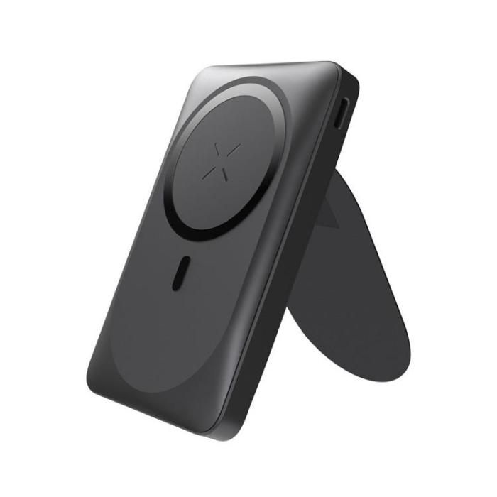 Forcell - Forcell Magsafe Powerbank 10000mAh Magstand 20W - Svart
