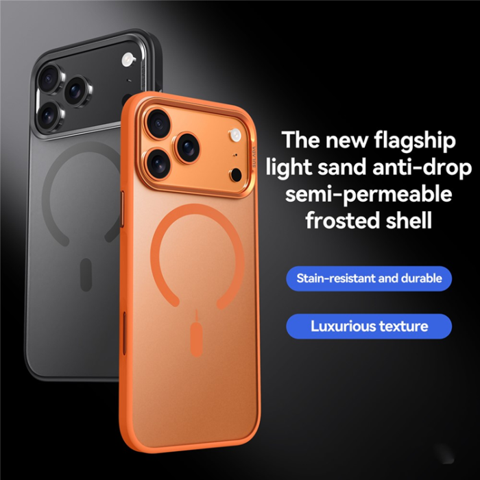 SULADA - SULADA iPhone 17 Pro Max Mobilskal MagSafe PC+TPU - Orange