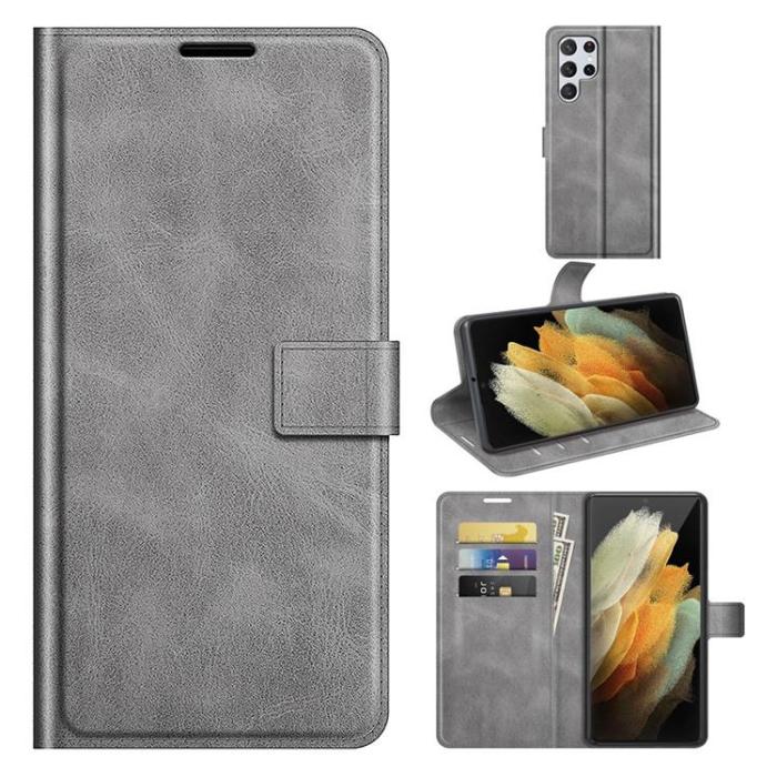 OEM - Flip Folio Fodral Galaxy S22 Plus - Grå