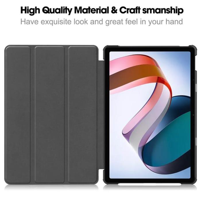 Taltech - Xiaomi Redmi Pad SE Fodral Tri-fold - Grå