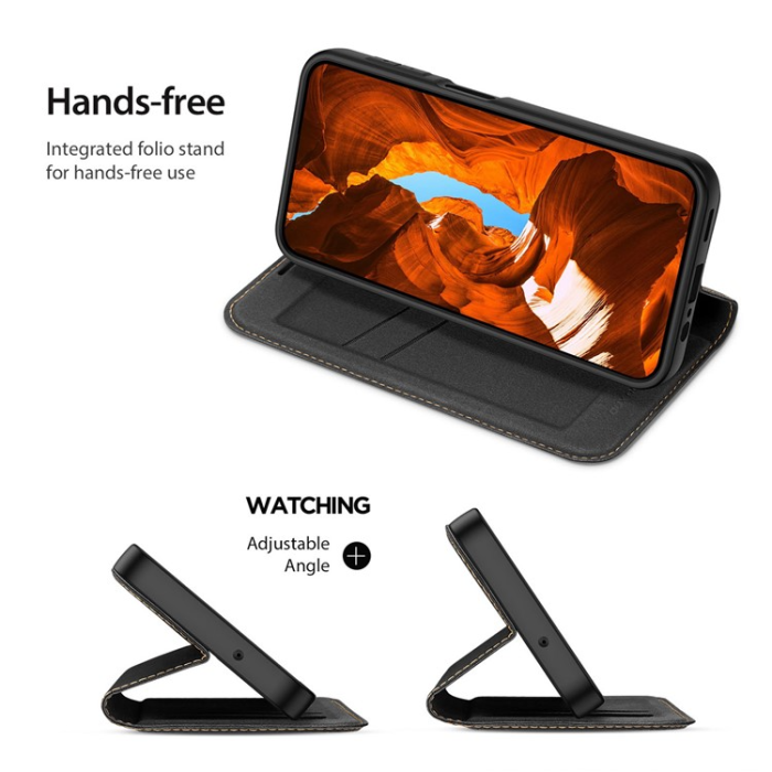 Dux Ducis - Dux Ducis Galaxy A34 5G Plånboksfodral Skin X2 - Svart