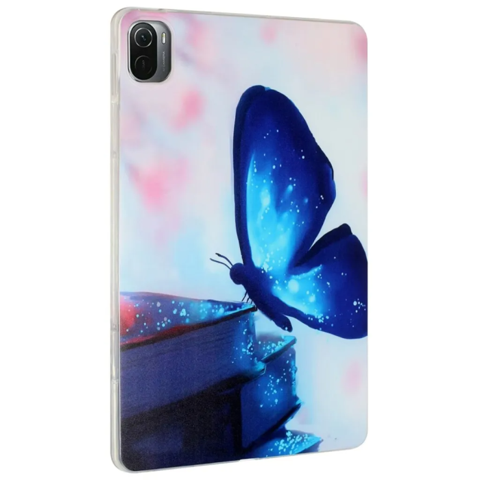 Taltech - Xiaomi Pad 5/5 Pro Skal Mjukt - Blå fjäril