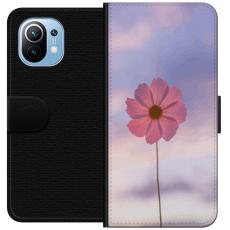 iSecrets - Pl&aring;nboksfodral till Xiaomi Mi 11 med Rosa blomma