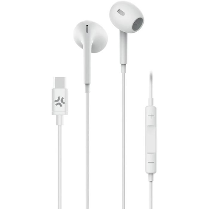Celly - CELLY UP1300 Stereoheadset Drop In-Ear USB-C - Vit