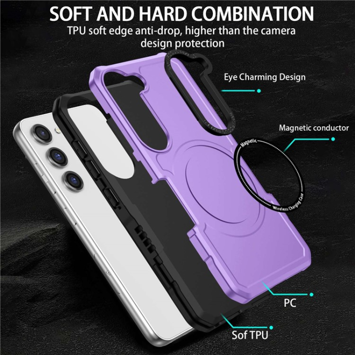 OEM - Galaxy S23 Skal Magsafe Anti Drop - Lila