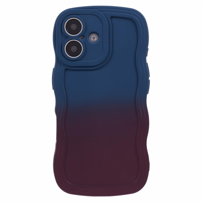 A-One Brand - iPhone 17 Mobiskal Gradient Color TPU - Safir + Mörklila