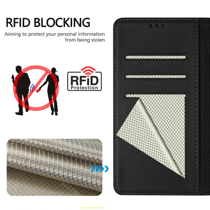 A-One Brand - Nothing CMF Phone 2 Pro Plånboksfodral Imprinted Honeycomb RFID