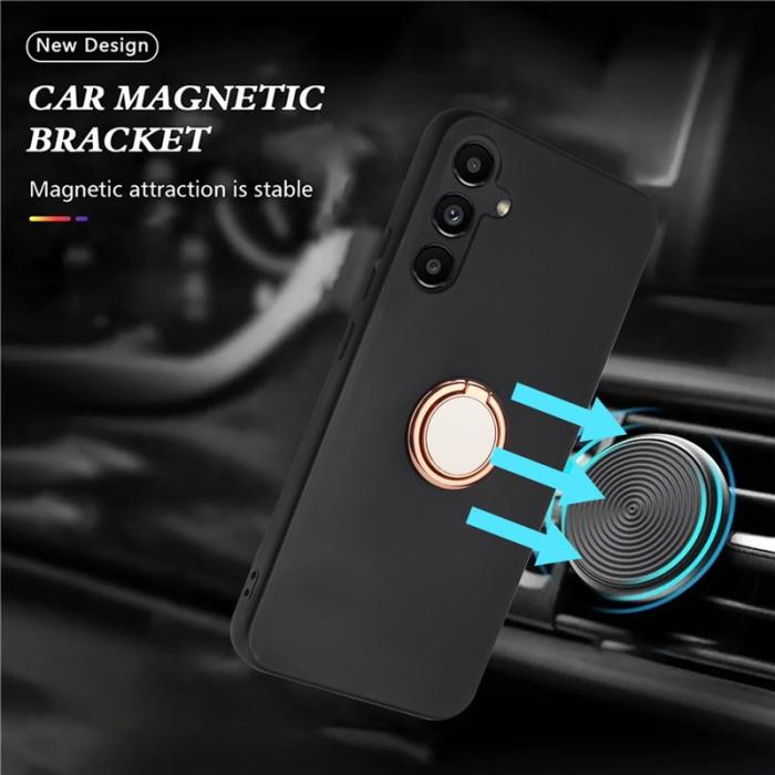 OEM - Mobilskal till Samsung Galaxy S26+ Ring Kickstand Mjuk TPU Matt - Roséguld
