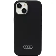 Audi - Audi Mobilskal till iPhone 15 Silikon - Svart