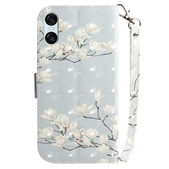 A-One Brand - Sony Xperia 10 VI Plånboksfodral 3D Pattern - Magnolia