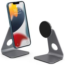 R-JUST - R-JUST SJ19 L-formad Justerbar Aluminium St&auml;ll Tablet Telefon Gr&aring;