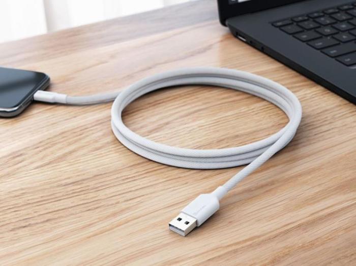 ALOGIC - ALOGIC Elements PRO USB-A till USB-C laddningskabel 3A - 1m - Vit