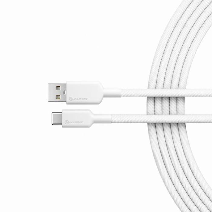 ALOGIC - ALOGIC Elements PRO USB-A till USB-C laddningskabel 3A - 1m - Vit