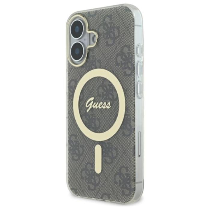 Guess - Guess iPhone 16 Mobilskal MagSafe IML 4G - Brun
