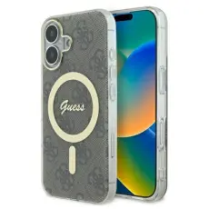 Guess - Guess Mobilskal till iPhone 16 MagSafe IML 4G - Brun