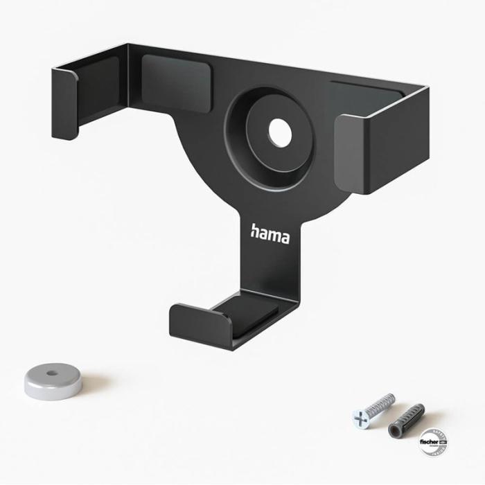 Hama - HAMA Hållare Apple TV HD 4K 1:a/2:a/3:e/4:e Gen. Svart