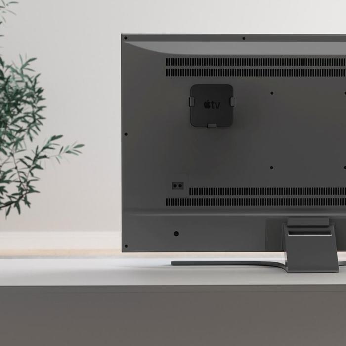 Hama - HAMA Hållare Apple TV HD 4K 1:a/2:a/3:e/4:e Gen. Svart
