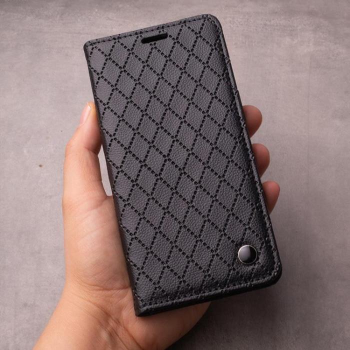 OEM - Xiaomi Redmi A1/A2 Plånboksfodral Smart Caro - Svart