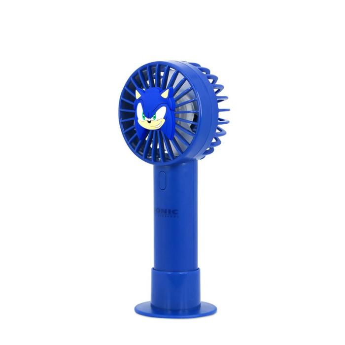 SONIC - SONIC Handhållen Minifläkt med 3D-seriefigur