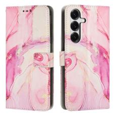 OEM - Pl&aring;nboksfodral f&ouml;r Samsung Galaxy S26 St&auml;llfunktion Konstl&auml;der - Ros&eacute;guld
