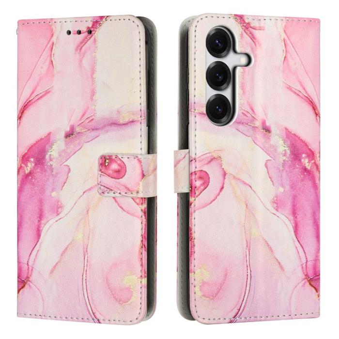 OEM - Plånboksfodral för Samsung Galaxy S26 Ställfunktion Konstläder - Roséguld
