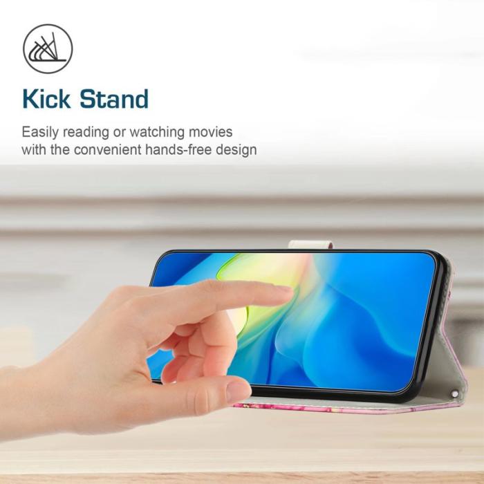 OEM - Plånboksfodral för Samsung Galaxy S26 Ställfunktion Konstläder - Roséguld