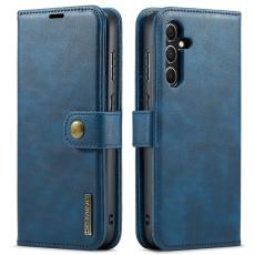 DG.MING - DG.Ming Pl&aring;nboksfodral f&ouml;r Samsung Galaxy S26 &Auml;kta l&auml;der Kickstand - Bl&aring;