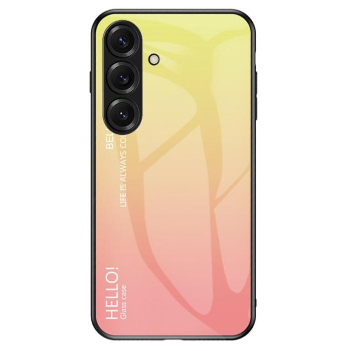 OEM - Mobilskal för Samsung Galaxy S26 Plus Anti-Scratch PC + TPU - Gradient Gul