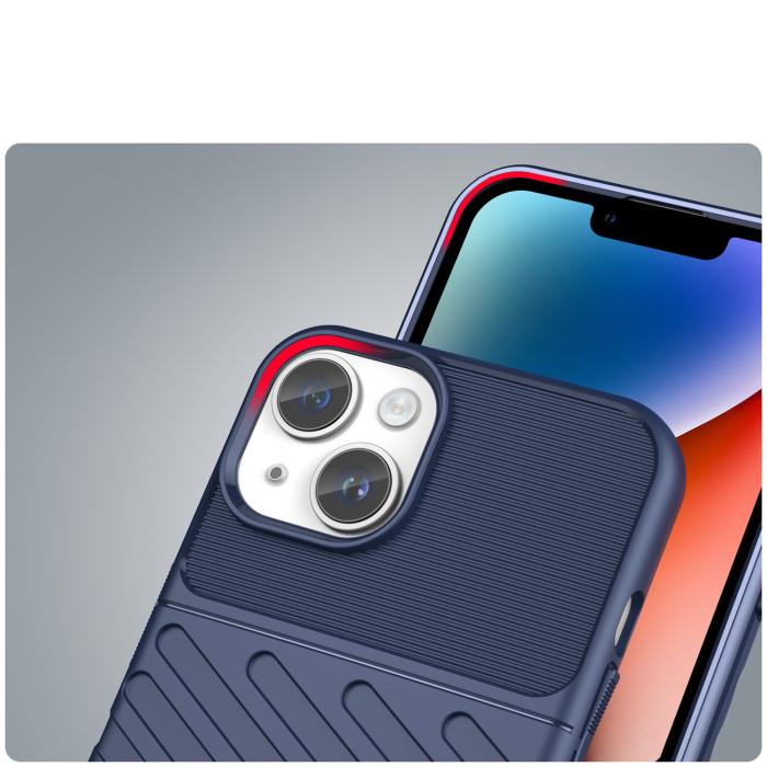 OEM - iPhone 14 Skal Thunder Armored - Blå