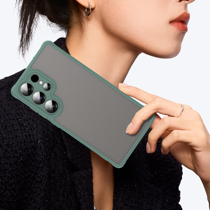 WANLONFENG - WANLONFENG Galaxy S25 Ultra Mobilskal FD Series Skin - Grön