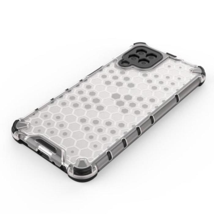 OEM - Galaxy A22 4G Mobilskal HoneyComb - Transparent