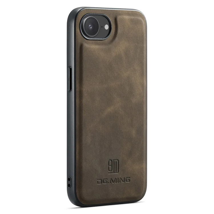 DG.MING Mobilskal till iPhone 16e Hybrid Läder - Brun | 2353 | AlltMobil