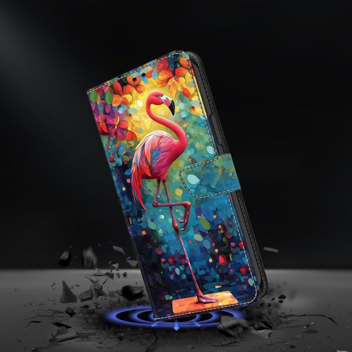 OEM - Samsung Galaxy S26 Plånboksfodral Vikbart Ställmönster Konstläder - Bird
