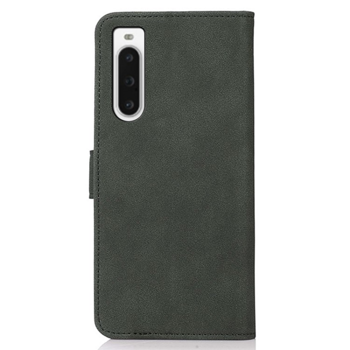 KHAZNEH - KHAZNEH Sony Xperia 10 V Plånboksfodral Textured Flip - Grön