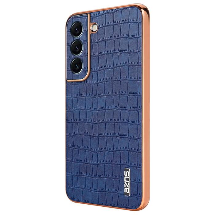 AZNS - AZNS Samsung Galaxy S22 5G Fodral PU+TPU Stöttåligt - Blå