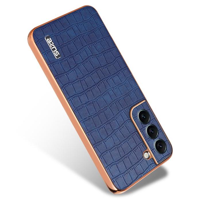AZNS - AZNS Samsung Galaxy S22 5G Fodral PU+TPU Stöttåligt - Blå