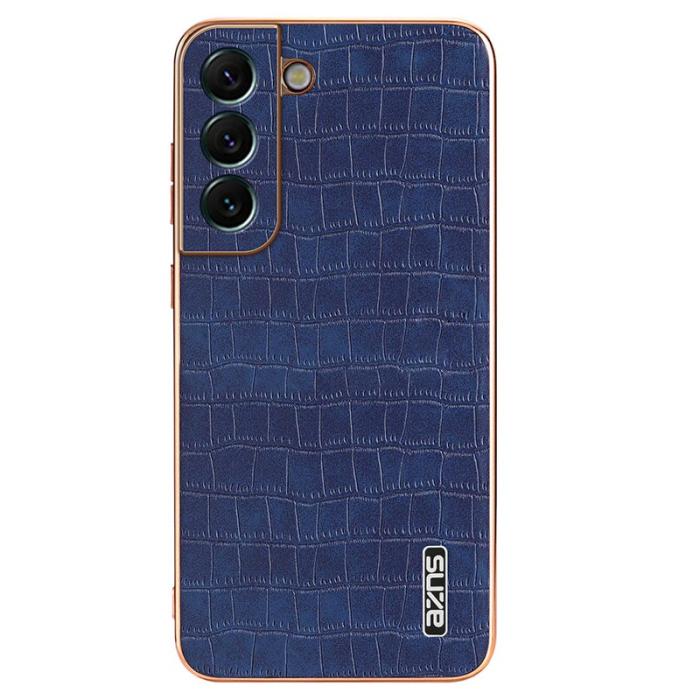 AZNS - AZNS Samsung Galaxy S22 5G Fodral PU+TPU Stöttåligt - Blå
