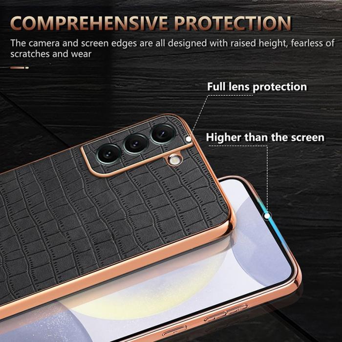 AZNS - AZNS Samsung Galaxy S22 5G Fodral PU+TPU Stöttåligt - Brun