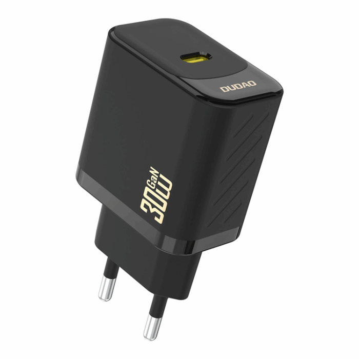 Dudao - Dudao Snabbladdare 30W A27P PD GaN USB-C - Svart