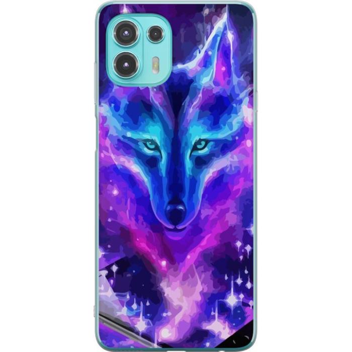 iSecrets - Mobilskal till Motorola Edge 20 Lite med Neon Varg