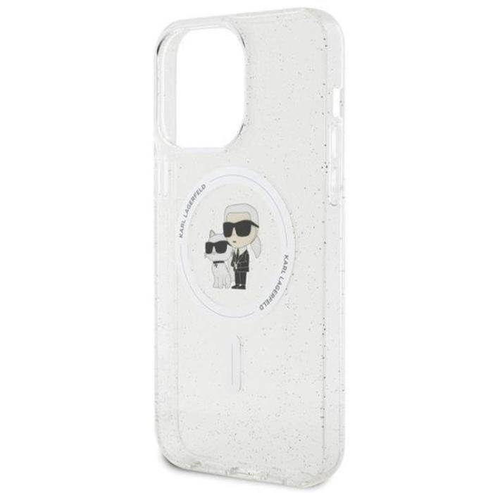 KARL LAGERFELD - KARL LAGERFELD iPhone 15 Pro Max Mobilskal Magsafe Glitter