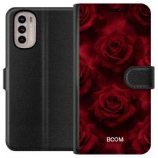 iSecrets - Pl&aring;nboksfodral till Motorola Moto G31 med Crimson Rose