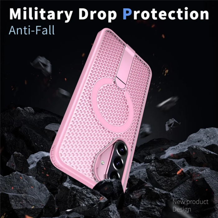 A-One Brand - Mobilskal till Galaxy A56 5G Magsafe Grid Texture