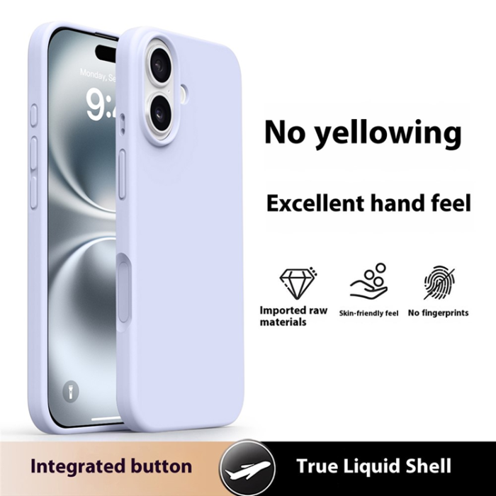 A-One Brand - iPhone 17 Mobilskal Silikon Microfiber Lining - Dimlila