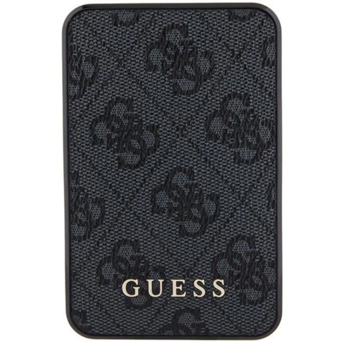 Guess - Guess Powerbank 5000mAh 15W Läder Metal Logo - Svart