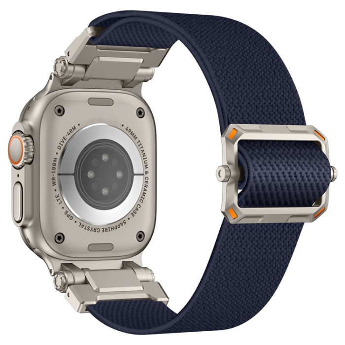 A-One Brand - Apple Watch 42/44/45/46/49mm Armband Nylon - Blå