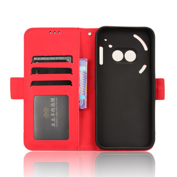 A-One Brand - Nothing Phone (2a) Plus/(2a) Plånboksfodral Läder - Röd