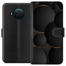 iSecrets - Plånboksfodral till Nokia X10 med Lyxig Cirklar