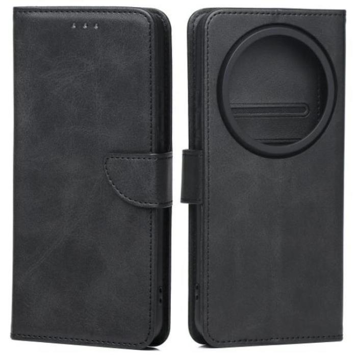 Marv - Marv Xiaomi 15 Ultra Plånboksfodral Läder - Svart