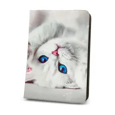 A-One Brand - Universell Tabletfodral 9-11" (L27 x W20 cm) - Cute Kitty